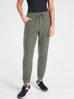 Athleta Olive Green farallon Joggers